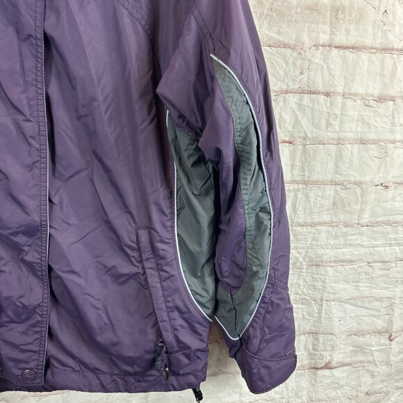 Columbia Women's M Purple Interchange Two Piece Fleece Insulated Jacket - Picture 5 of 15